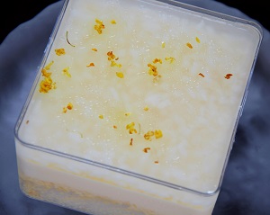 Osmanthus Fermented Rice Mousse Cake